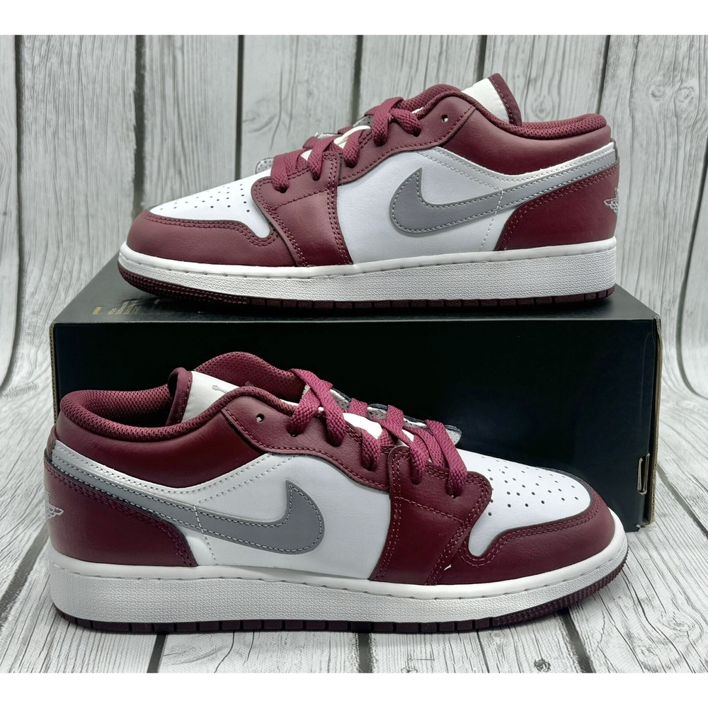 Nike Air Jordan 1 Low GS Cherrywood Red Size 6Y‎ 553560‑615
